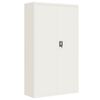 vidaXL Classeur blanc 105x40x180 cm acier