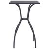 vidaXL Table de jardin anthracite 50x50x72 cm treillis d'acier
