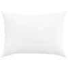 vidaXL Coussins de canap&eacute; 2 pcs Blanc 70 x 50 cm tissu