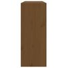 vidaXL Armoire à vin Marron miel 62x25x62 cm Bois de pin massif