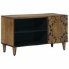 vidaXL Meuble TV Marron 80 x 31,5 x 46 cm Bois de mangue massif