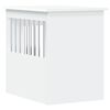 vidaXL Meuble de cage pour chiens blanc 45x62x59 cm bois d'ingénierie