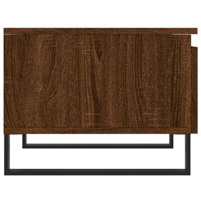 vidaXL Table basse chêne marron 50x46x35 cm bois d'ingénierie