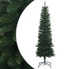 vidaXL Artificial Slim Christmas Tree 120 cm PE et PVC Vert