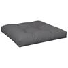 vidaXL Coussins de palette lot de 2 anthracite tissu