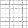vidaXL Cl&ocirc;ture de jardin sertie Acier inoxydable 50x50 cm 31x31x3 mm