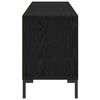 vidaXL Meuble TV Chêne noir 150 x 30 x 44,5 cm Bois d'ingénierie