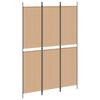 vidaXL Paravent en 3 panneaux Beige 150 x 220 cm Tissu