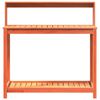 vidaXL Table de rempotage avec &eacute;tag&egrave;res marron bois massif de pin