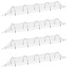 vidaXL Tunnels en filet 4 pcs 1,5x5 m fibre de verre et PP