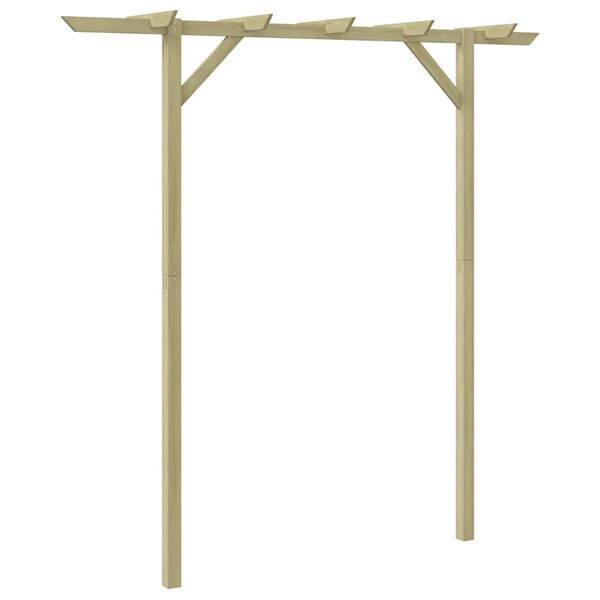 vidaXL Pergola de jardin 205 x 40 x 203 cm Bois