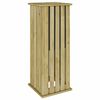 vidaXL Caisses de plantation Marron 33 x 33 x 85 cm Pin&egrave;de impr&eacute;gn&eacute;e