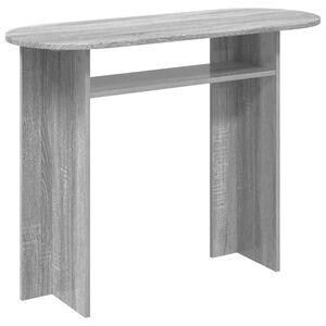 vidaXL Table console Sonoma gris 100 x 39,5 x 75 cm Bois d'ing&eacute;nierie