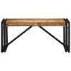 vidaXL Table basse 80x40x35 cm bois de manguier massif brut