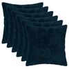 vidaXL Housse de coussin 6 pc HEERLEN Bleu marine 30 x 30 cm