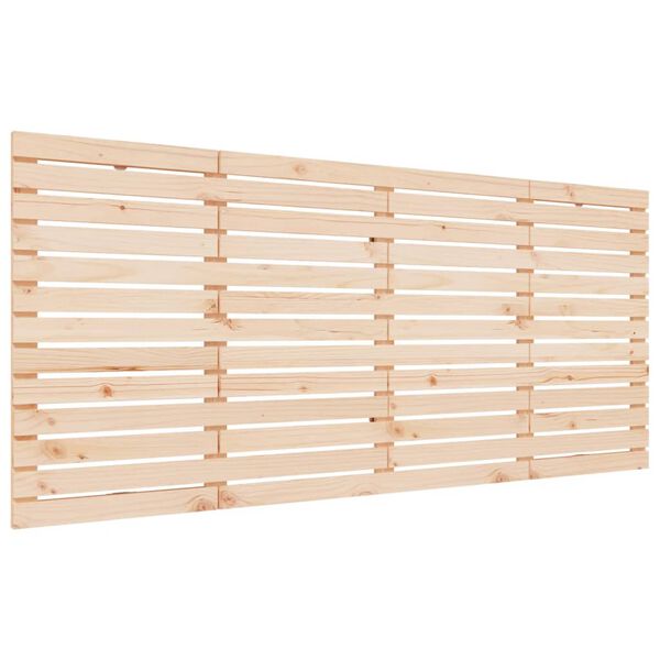 vidaXL T&ecirc;te de lit murale 166x3x91,5 cm Bois massif de pin
