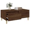 vidaXL Table basse Chêne marron 90x50x36,5 cm Bois d'ingénierie