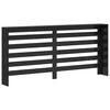 vidaXL Cache-Radiateur Ch&ecirc;ne noir 175 x 20 x 82 cm Bois d'ing&eacute;nierie