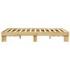 vidaXL Cadre de lit sans matelas 120x200 cm bois massif de chêne