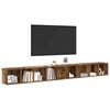 vidaXL Ensemble meuble TV 3 pcs Bois Ancien 37 x 35 x 107,5 cm