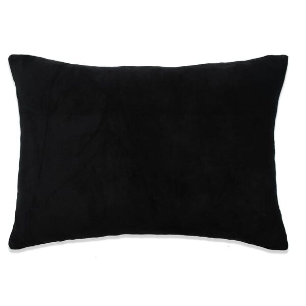 vidaXL Coussins lot de 2 Tissu 40x60 cm Noir