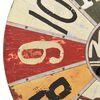 vidaXL Horloge murale Multicolore 60 cm MDF