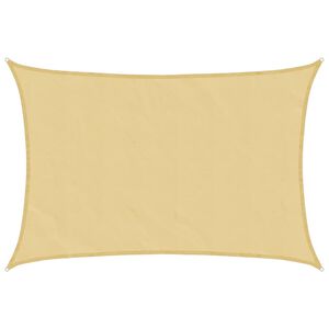 vidaXL Voile d'ombrage sable 2,5x3,5 m 100 % polyester oxford
