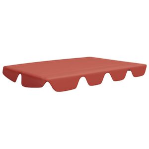 vidaXL Toit rechange balan&ccedil;oire terre cuite 188/168x145/110 cm