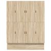 vidaXL Cadre de lit avec rangement avec tiroir Chêne Sonoma 180 cm