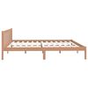 vidaXL Cadre de lit Marron miel Bois pin massif 180x200 cm Super King