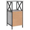vidaXL Table de chevet sonoma gris 34x35,5x70 cm bois d'ing&eacute;nierie