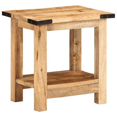 vidaXL Table d'appoint 40x30x40 cm bois massif de manguier brut