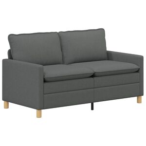 vidaXL Canap&eacute; Gris fonc&eacute; 156 x 81 x 87,5 cm Tissu