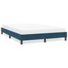 vidaXL Cadre de lit sans matelas bleu fonc&eacute; 140x220 cm velours