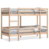 vidaXL Lit superpos&eacute; sans matelas 80x200 cm bois de pin massif