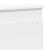 vidaXL Lit de Rangement Blanc 150 x 200 cm Bois d'ing&eacute;nierie