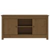 vidaXL Meuble TV Marron miel 103x36,5x52 cm Bois de pin massif