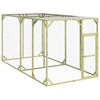 vidaXL Poulailler 200x400x200 cm Bois de pin massif impr&eacute;gn&eacute;
