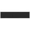 vidaXL Appui de fen&ecirc;tre Noir avec grain de bois 120 x 30 x 4,5 cm PVC