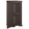vidaXL Armoire en plastique 40x43x85,5 cm Design de bois Marron
