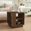 vidaXL Table basse Ch&ecirc;ne marron 40x40x43 cm Bois d'ing&eacute;nierie