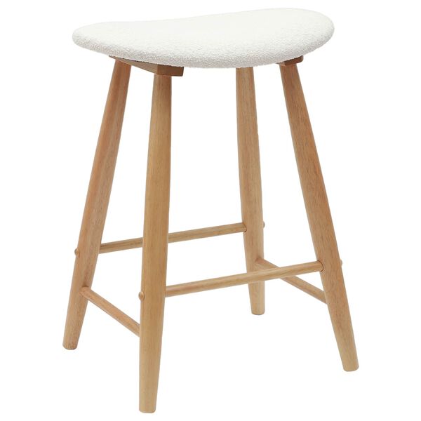 vidaXL Chaises de salle &agrave; manger 2 pcs Naturel 46 x 37 x 63 cm