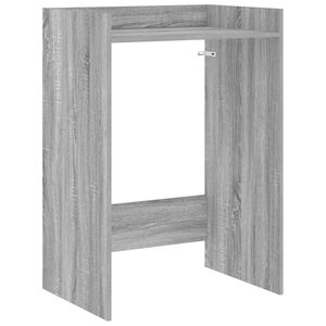 vidaXL Armoire pour machine &agrave; laver Sonoma gris 67,5 x 48 x 97 cm