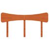 vidaXL T&ecirc;te de lit cire marron 140 cm bois massif de pin