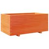vidaXL Jardini&egrave;re cire marron 110x60x49,5 cm bois de pin massif