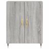 vidaXL Buffet sonoma gris 69,5x34x90 cm bois d'ing&eacute;nierie