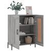 vidaXL Buffet sonoma gris 69,5x34x90 cm bois d'ing&eacute;nierie