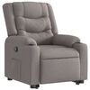 vidaXL Fauteuil inclinable taupe tissu