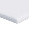 vidaXL Surmatelas Blanc 100 x 200 cm Tissu Jacquard