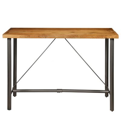 vidaXL Table de bar Teck recyclé massif 150x70x106 cm